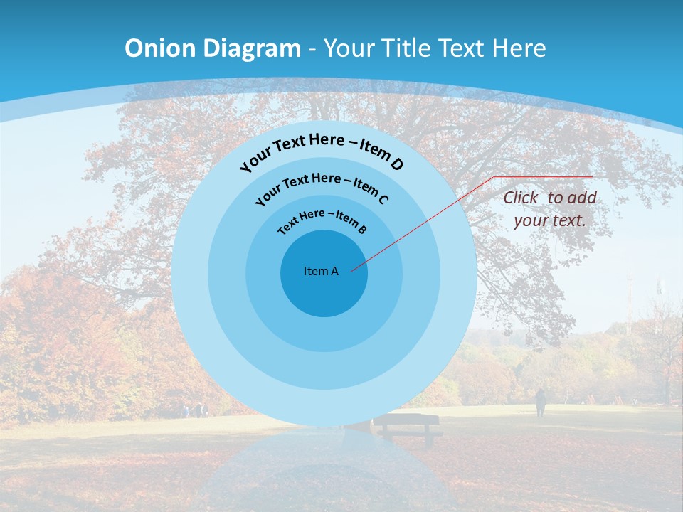 Leaf Blue Fall PowerPoint Template