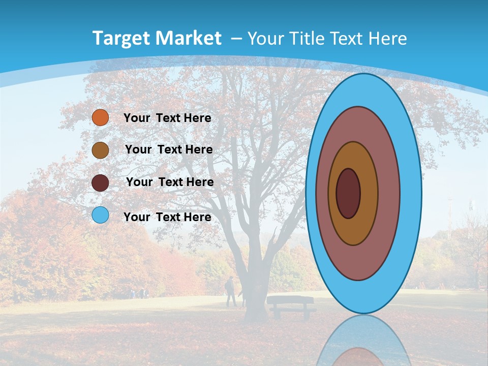 Leaf Blue Fall PowerPoint Template