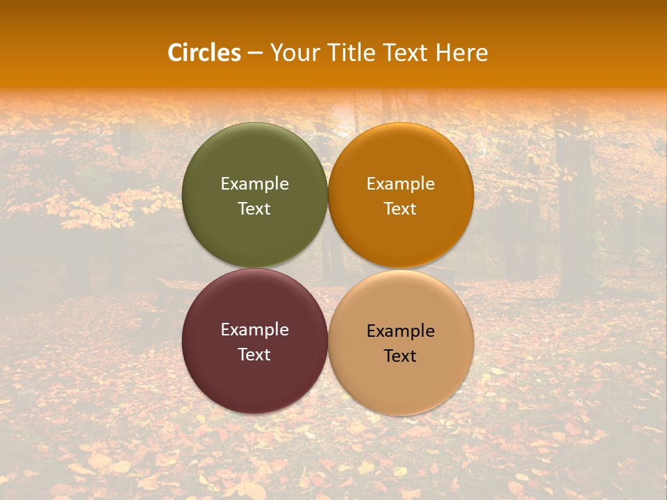 Vibrant Season Park PowerPoint Template