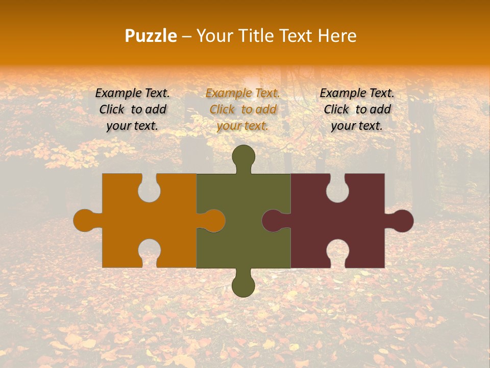 Vibrant Season Park PowerPoint Template