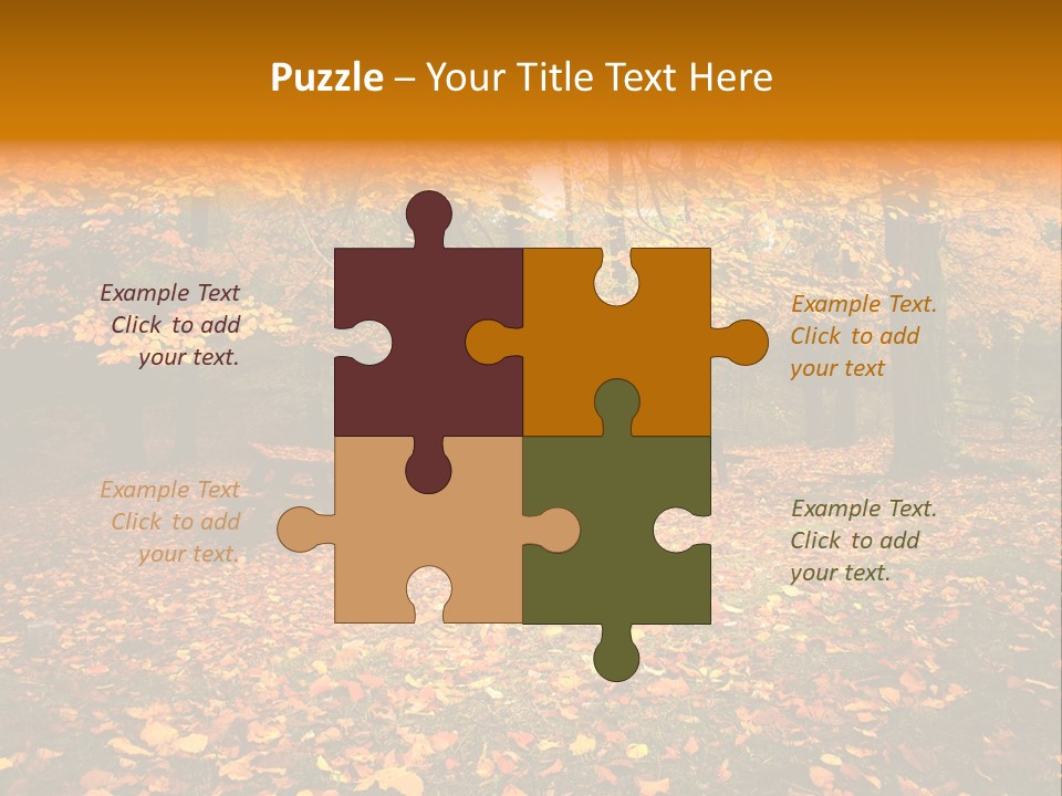 Vibrant Season Park PowerPoint Template