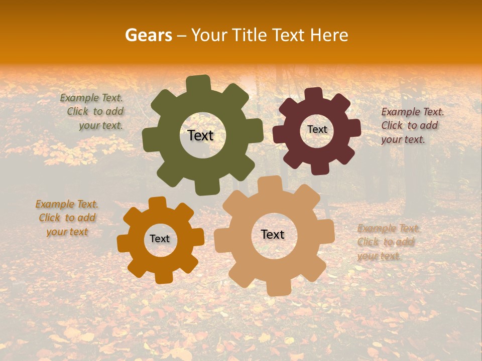 Vibrant Season Park PowerPoint Template