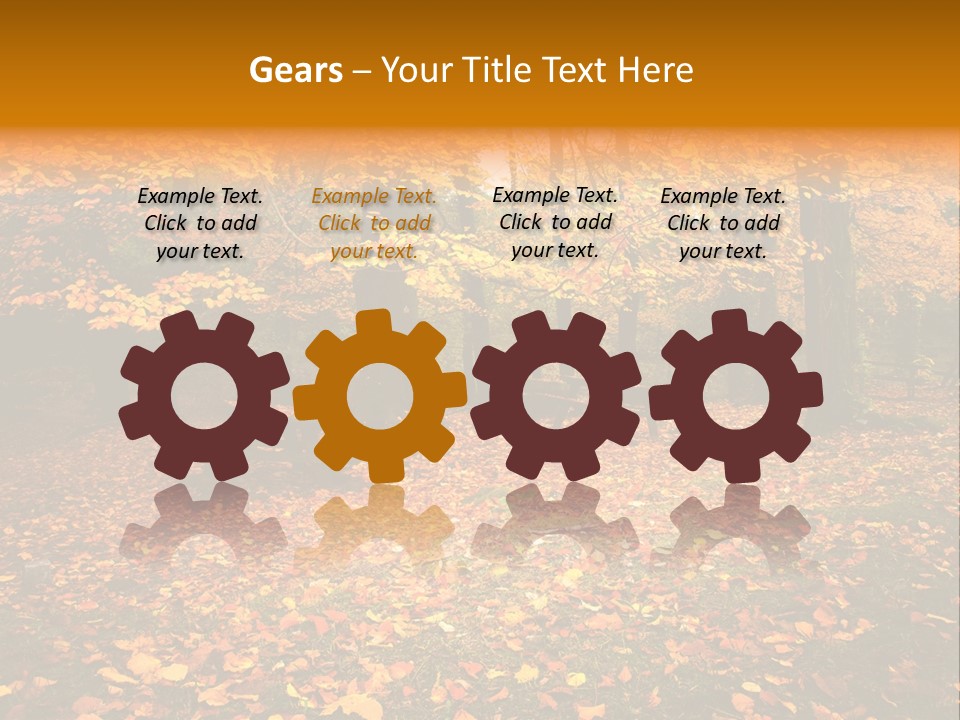 Vibrant Season Park PowerPoint Template