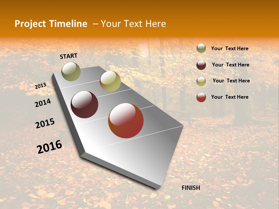 Vibrant Season Park PowerPoint Template