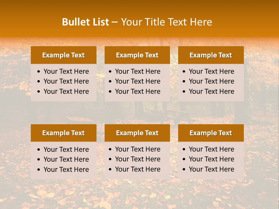 Vibrant Season Park PowerPoint Template