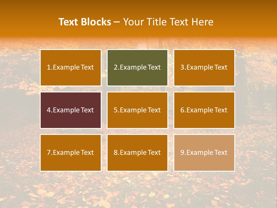 Vibrant Season Park PowerPoint Template