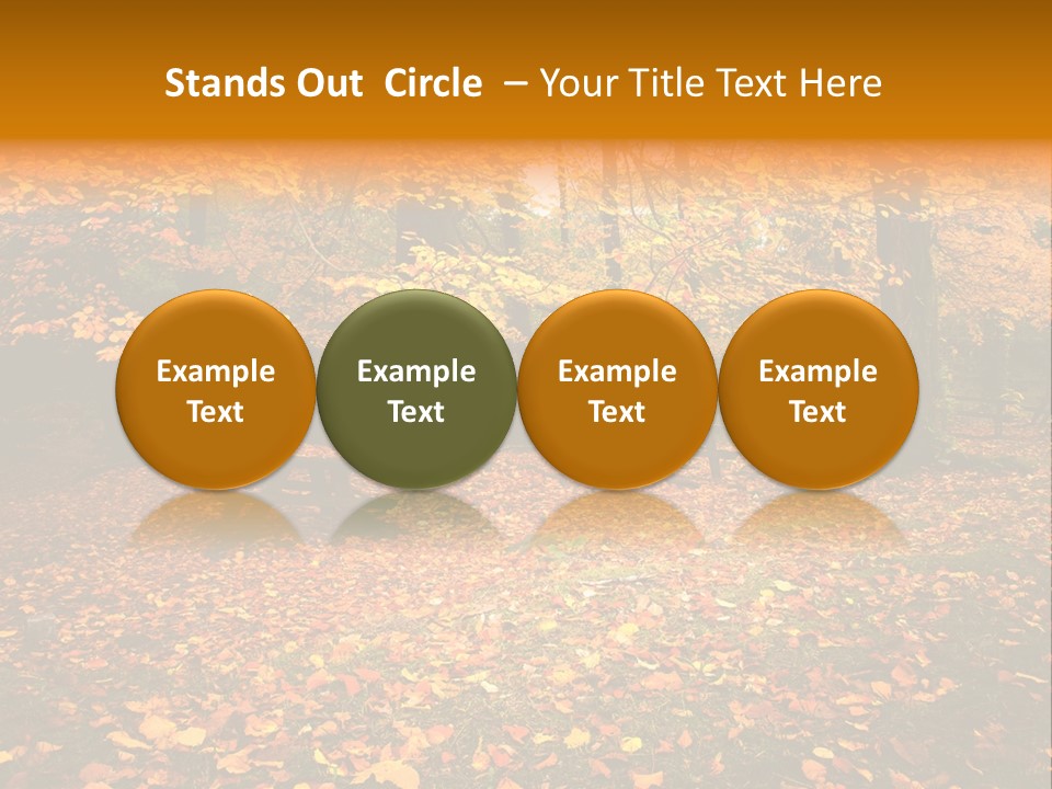 Vibrant Season Park PowerPoint Template