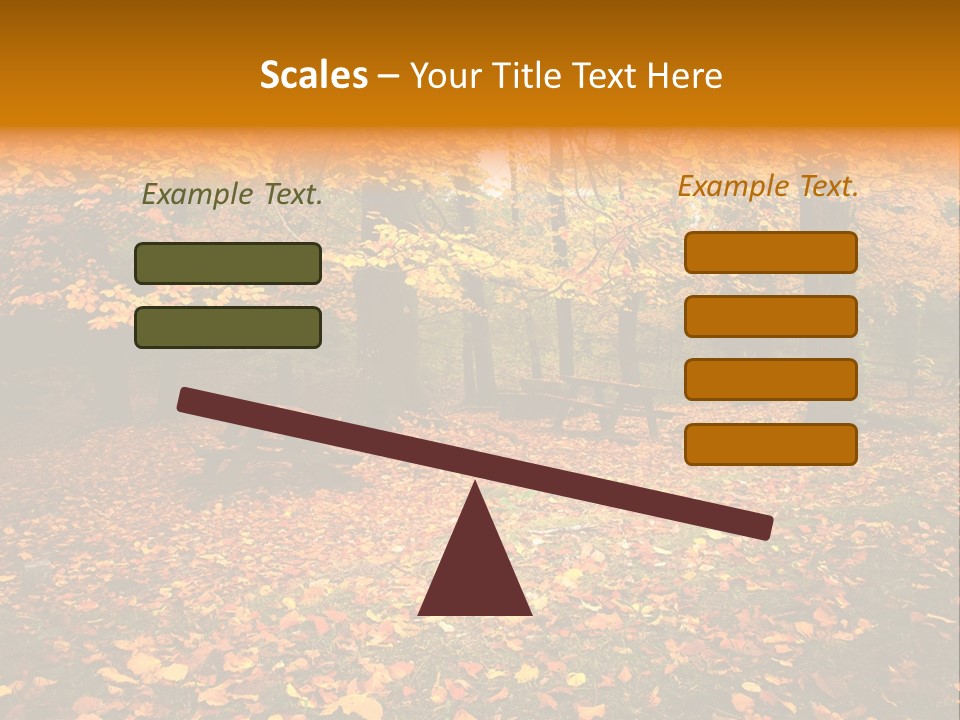 Vibrant Season Park PowerPoint Template