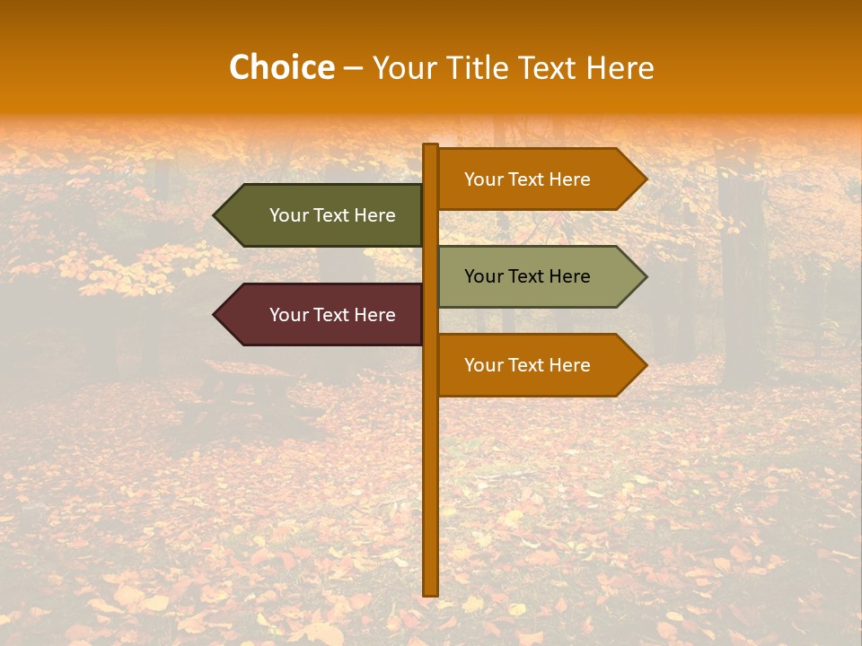 Vibrant Season Park PowerPoint Template