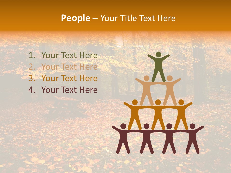 Vibrant Season Park PowerPoint Template