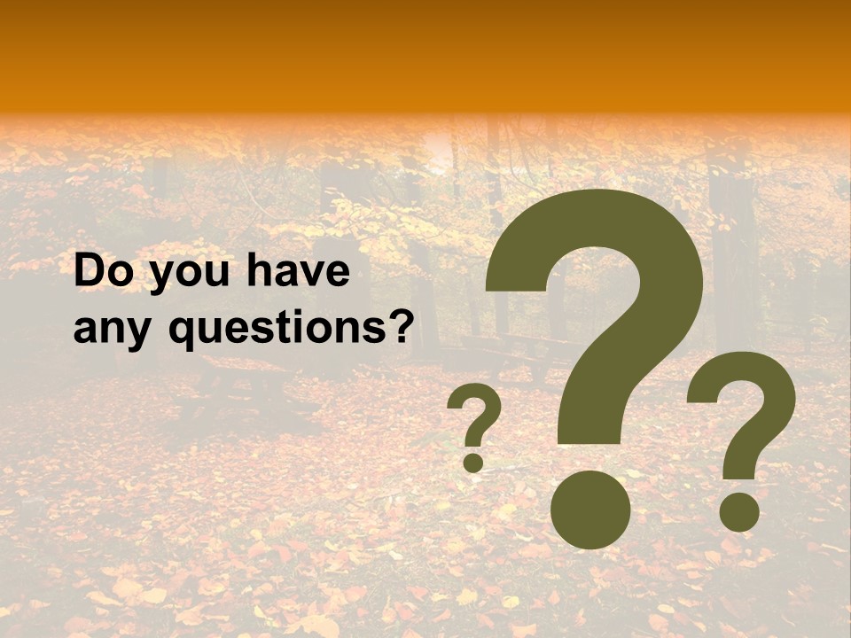 Vibrant Season Park PowerPoint Template