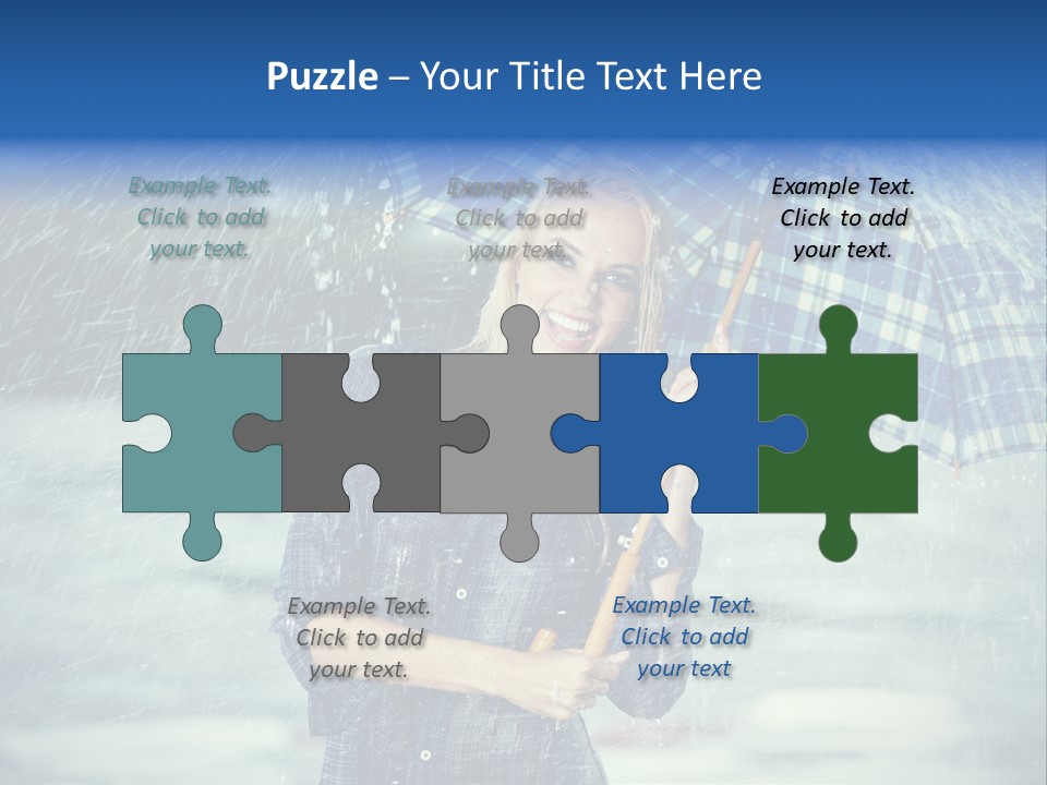 Joyful  Rain PowerPoint Template