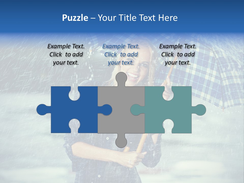 Joyful  Rain PowerPoint Template