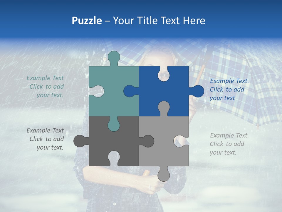 Joyful  Rain PowerPoint Template