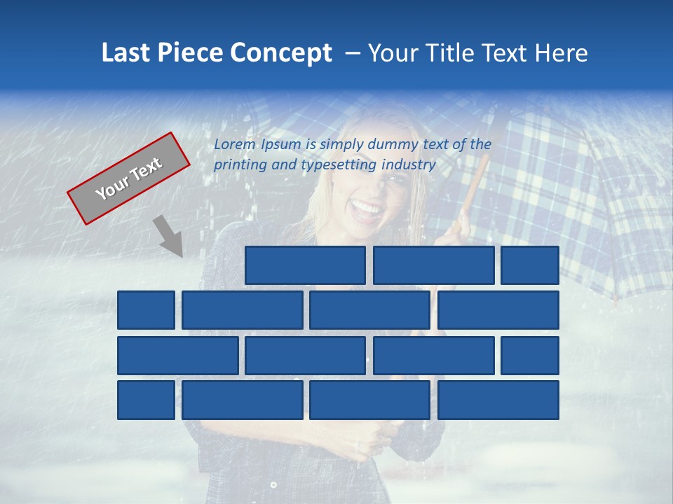 Joyful  Rain PowerPoint Template