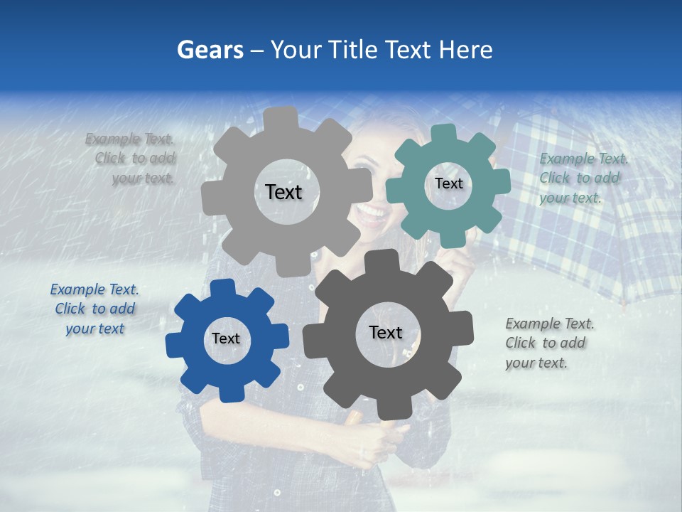 Joyful  Rain PowerPoint Template