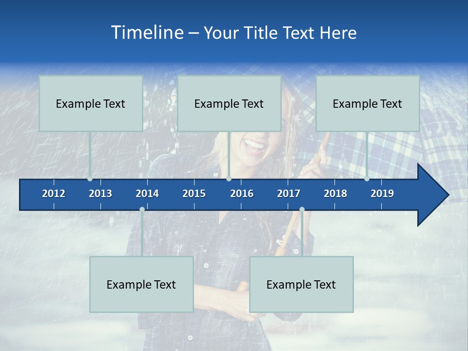 Joyful  Rain PowerPoint Template