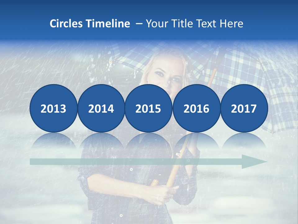 Joyful  Rain PowerPoint Template