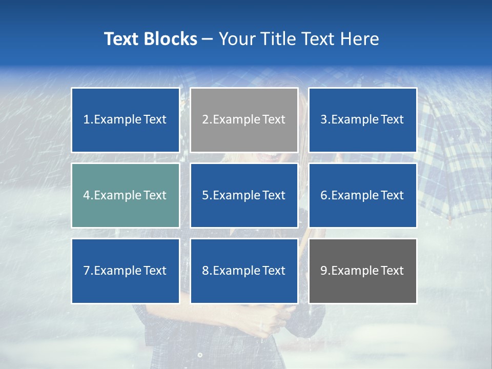 Joyful  Rain PowerPoint Template