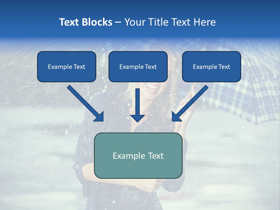 Joyful  Rain PowerPoint Template