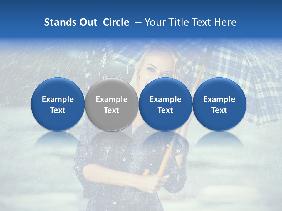 Joyful  Rain PowerPoint Template