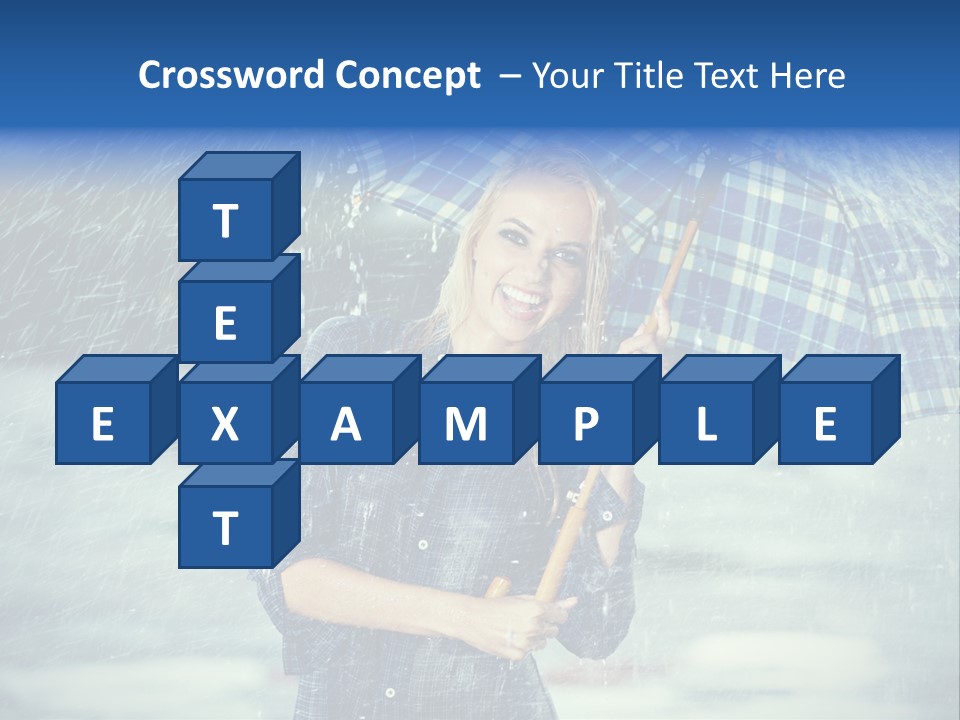 Joyful  Rain PowerPoint Template