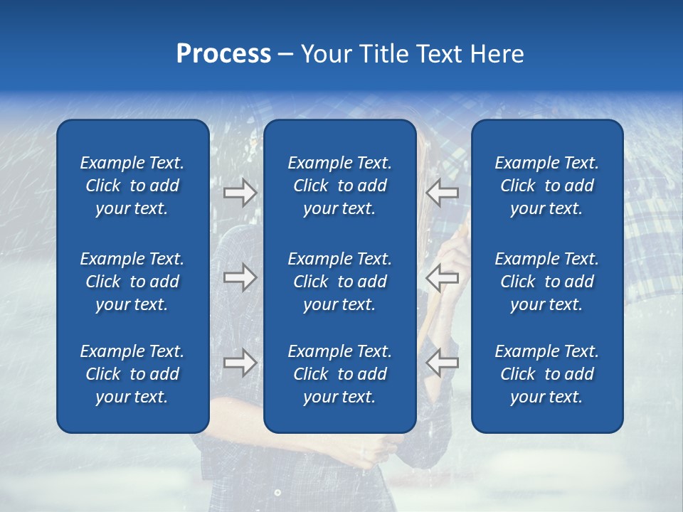 Joyful  Rain PowerPoint Template