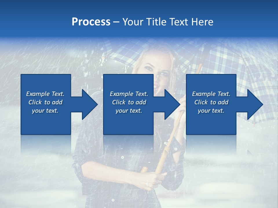 Joyful  Rain PowerPoint Template