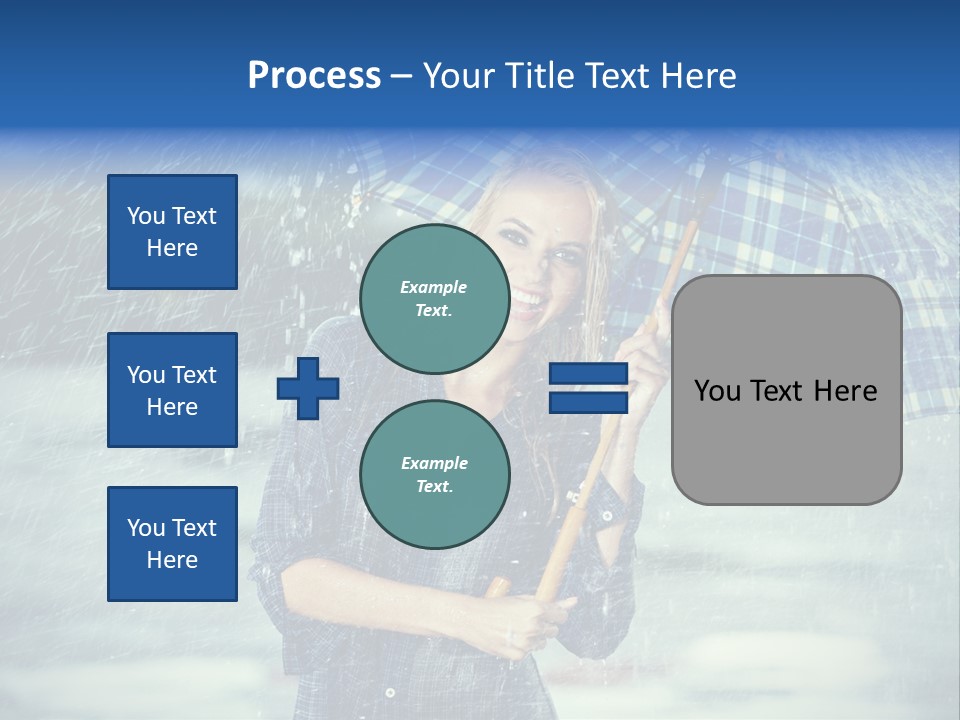 Joyful  Rain PowerPoint Template