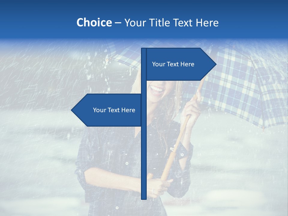 Joyful  Rain PowerPoint Template