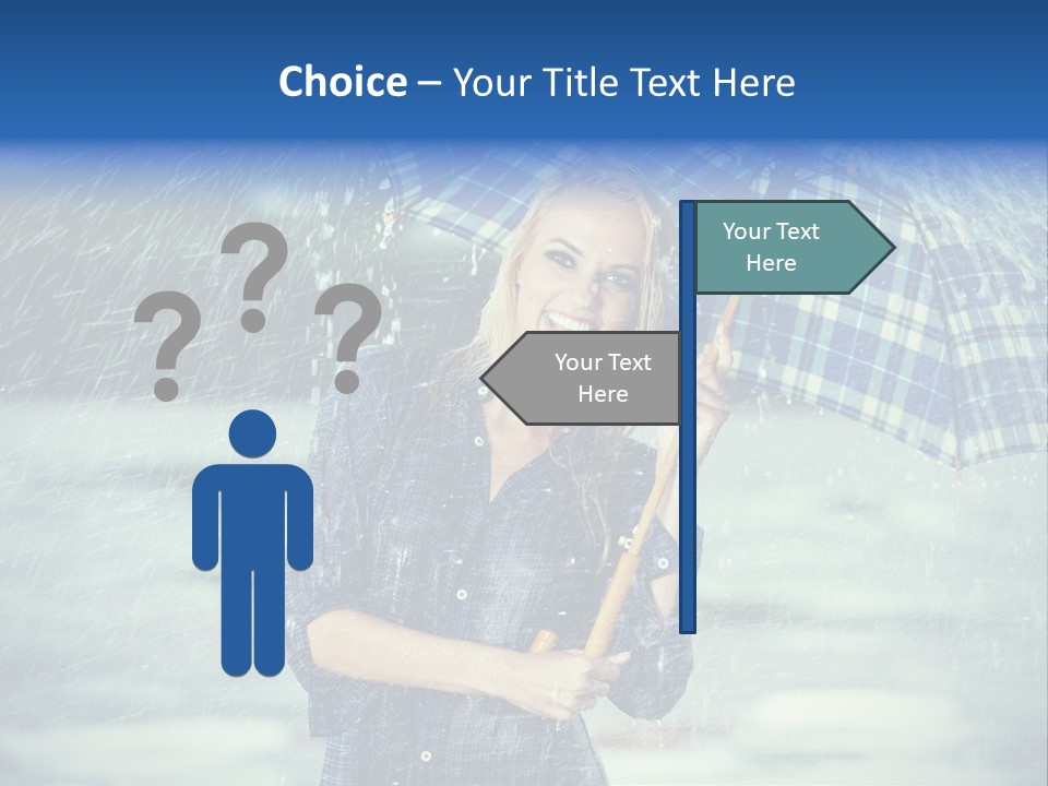 Joyful  Rain PowerPoint Template