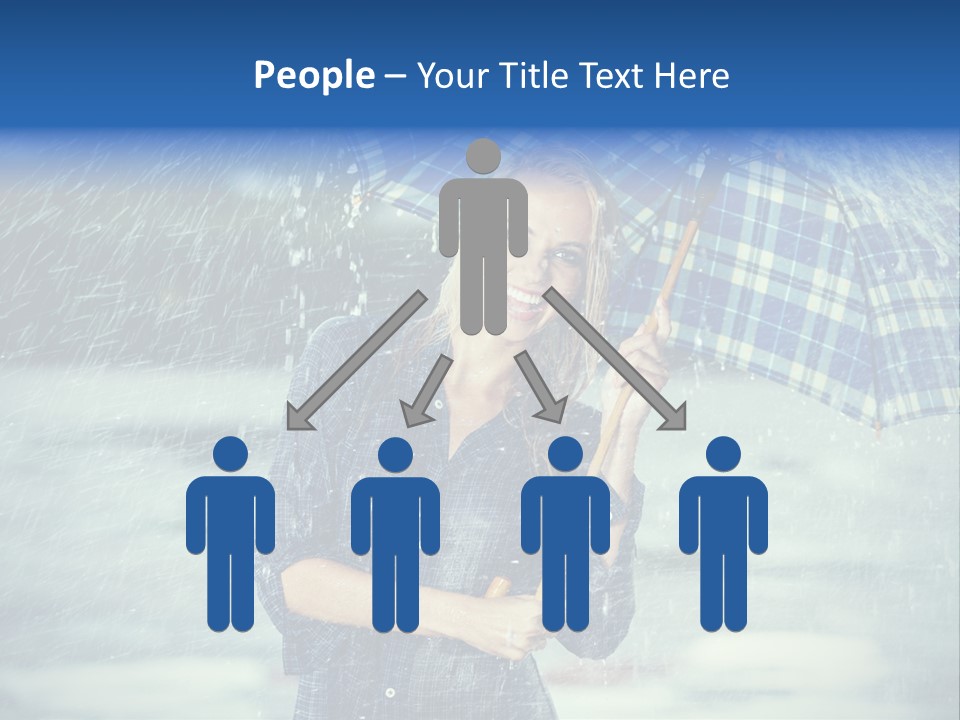 Joyful  Rain PowerPoint Template