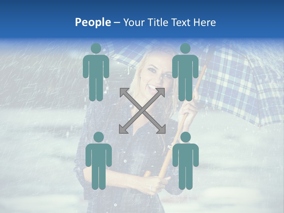 Joyful  Rain PowerPoint Template