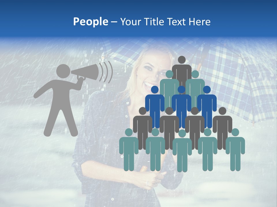 Joyful  Rain PowerPoint Template