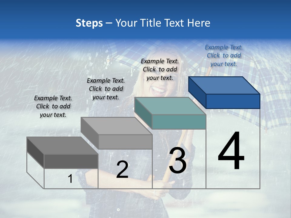 Joyful  Rain PowerPoint Template