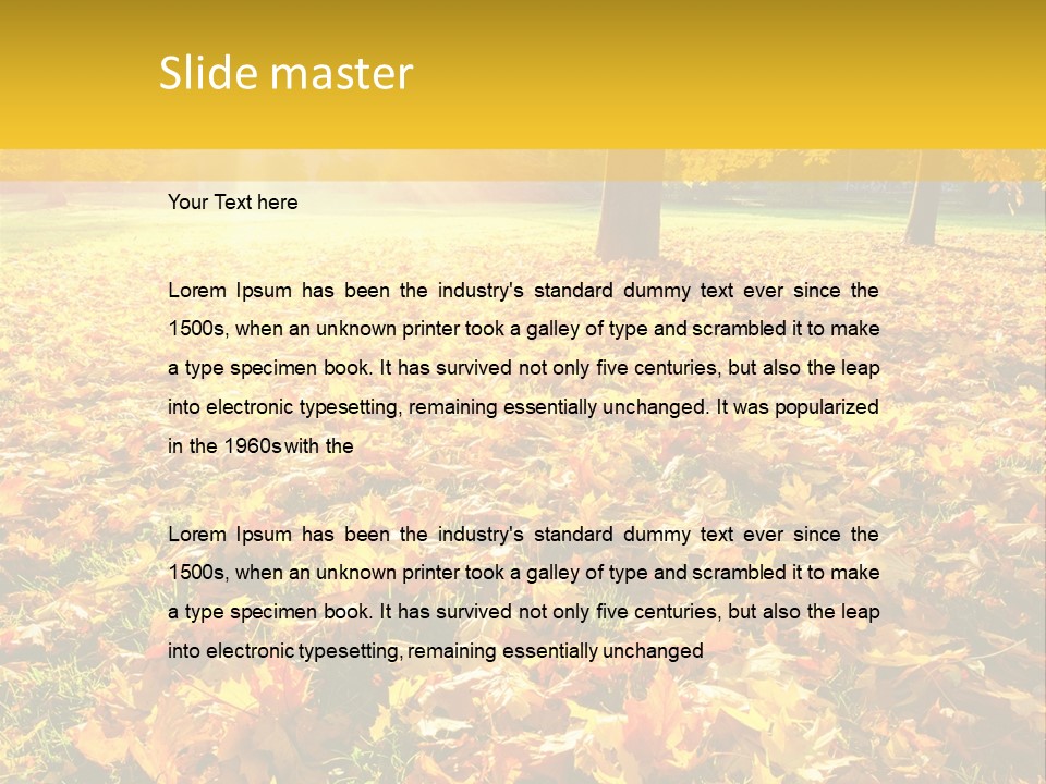 Light Plant Color PowerPoint Template