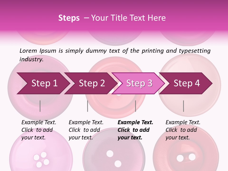 Plastic Dress Making Select PowerPoint Template