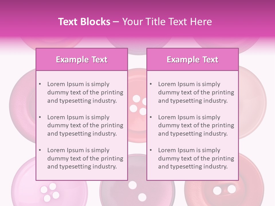 Plastic Dress Making Select PowerPoint Template