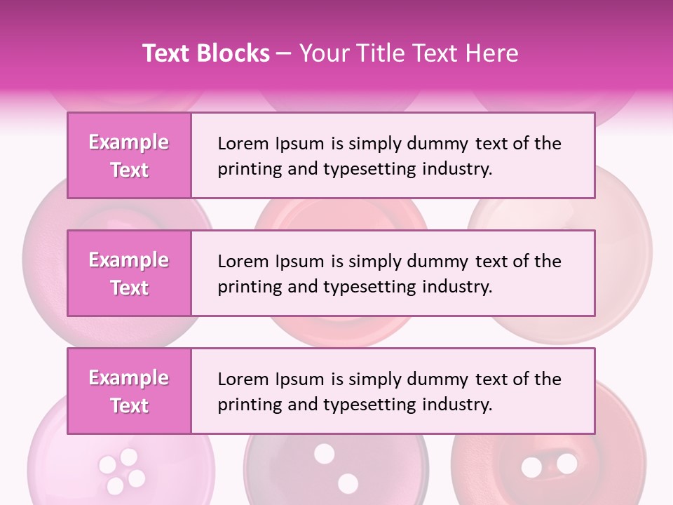 Plastic Dress Making Select PowerPoint Template