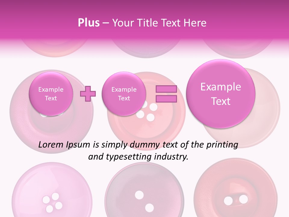 Plastic Dress Making Select PowerPoint Template