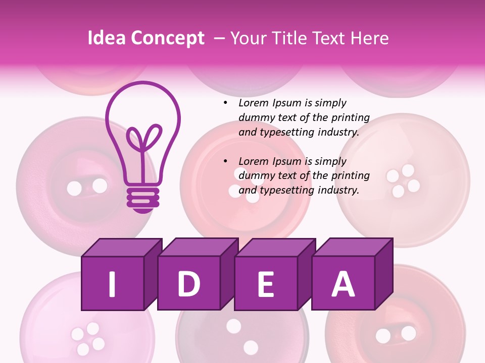 Plastic Dress Making Select PowerPoint Template