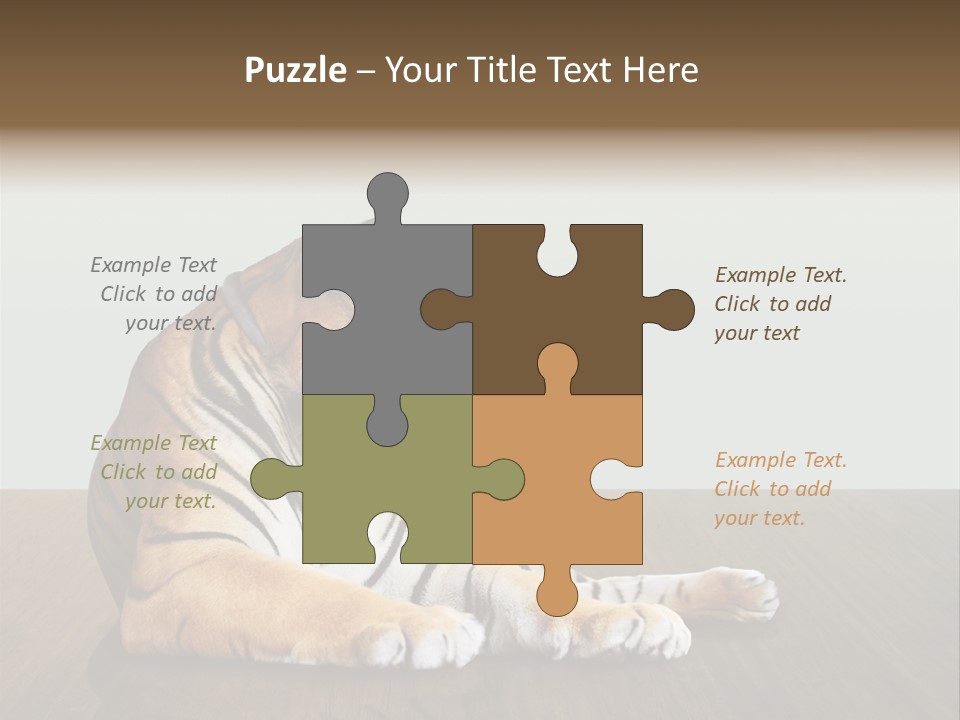 Cat Panther Beautiful PowerPoint Template