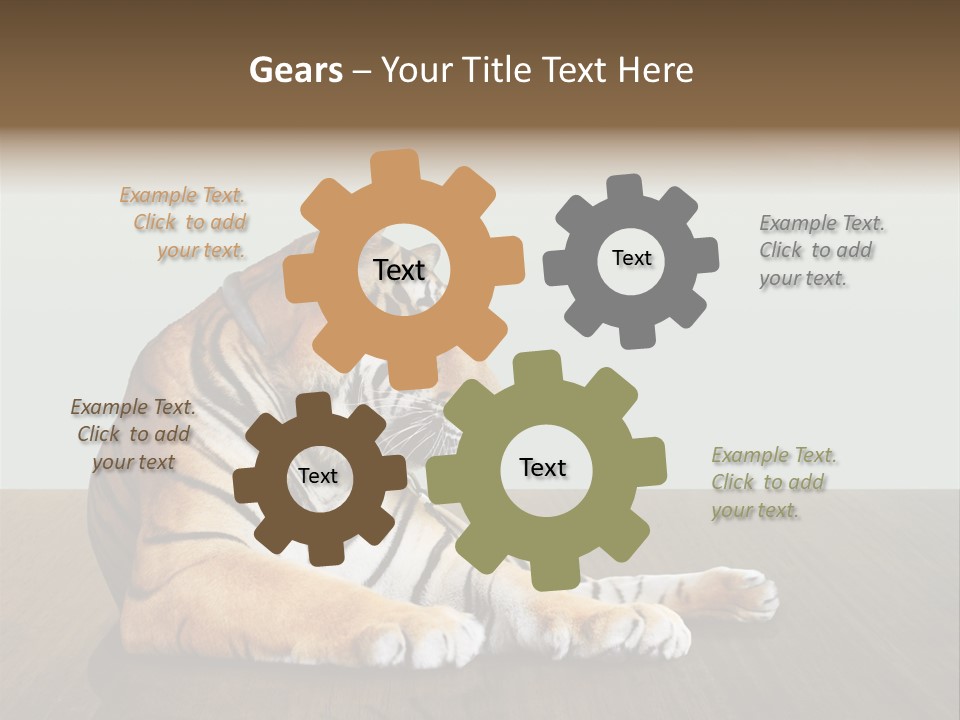 Cat Panther Beautiful PowerPoint Template