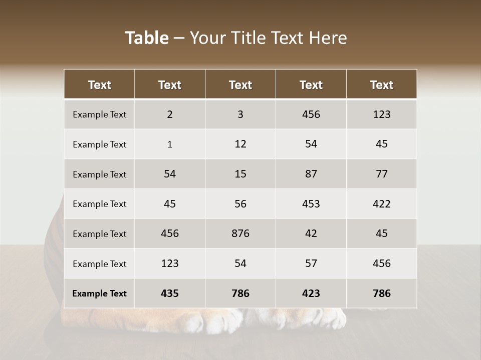 Cat Panther Beautiful PowerPoint Template