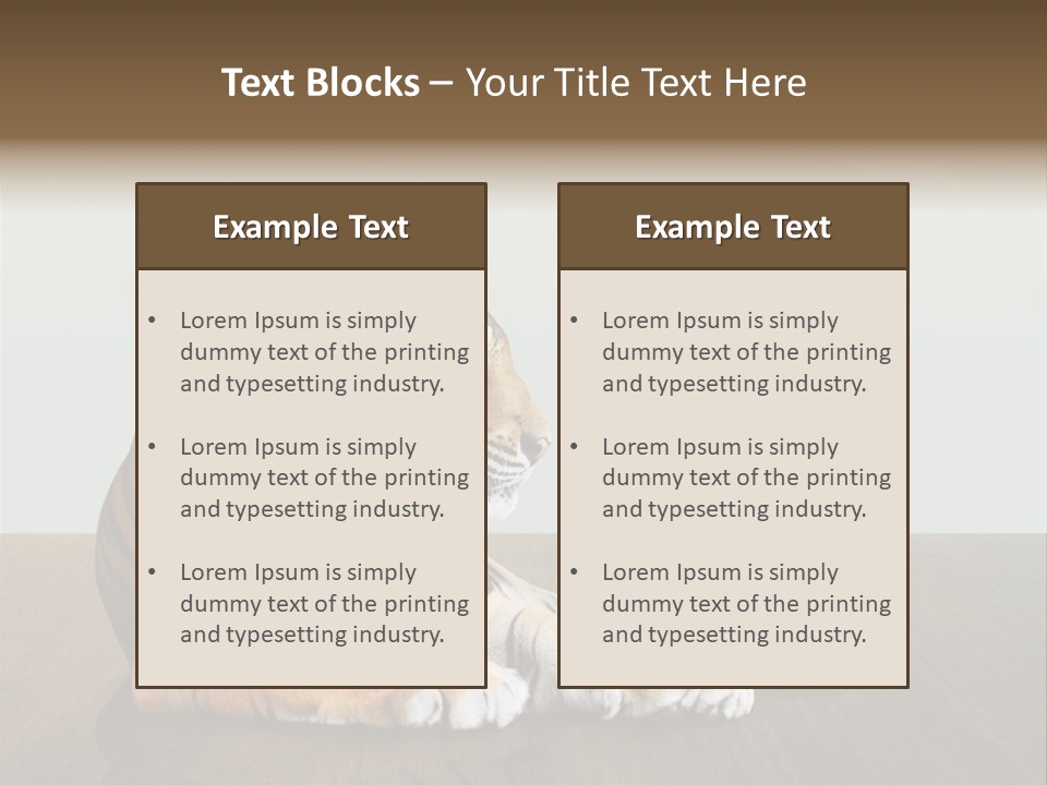 Cat Panther Beautiful PowerPoint Template