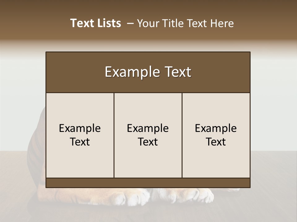 Cat Panther Beautiful PowerPoint Template