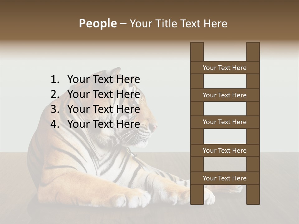 Cat Panther Beautiful PowerPoint Template