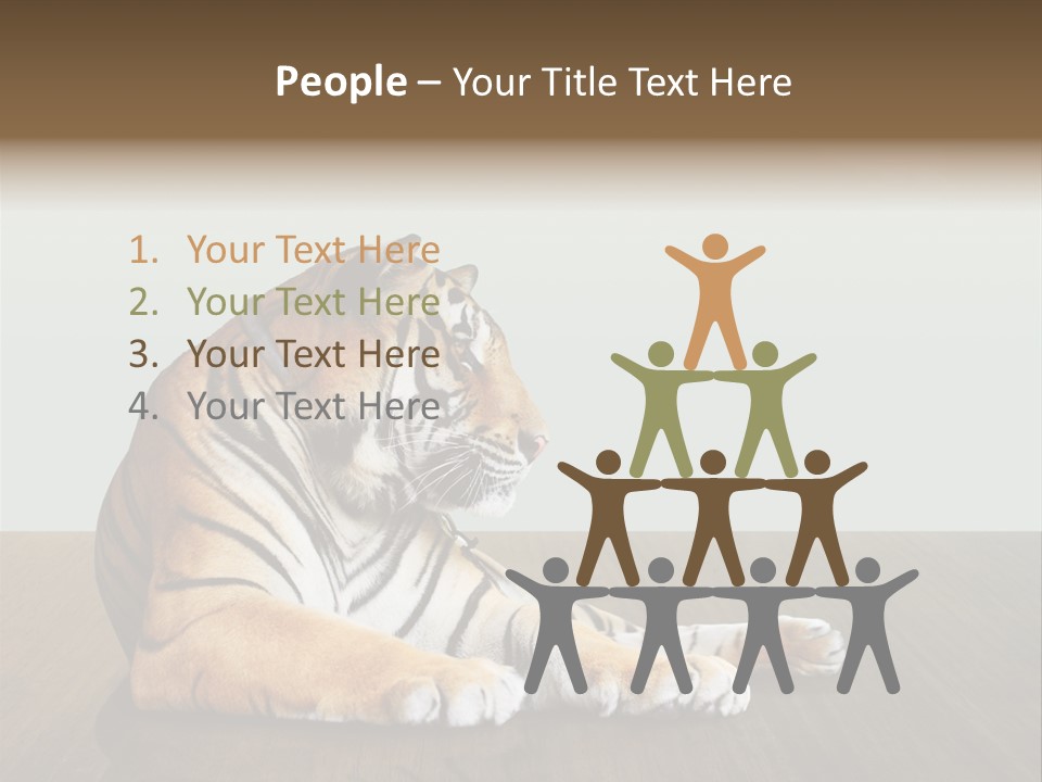 Cat Panther Beautiful PowerPoint Template