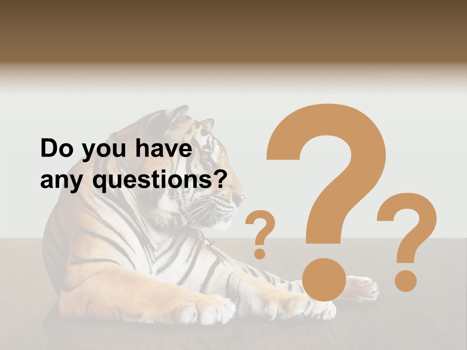 Cat Panther Beautiful PowerPoint Template