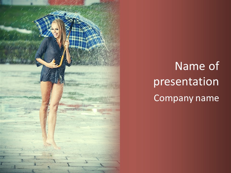 People Vintage Carefree PowerPoint Template